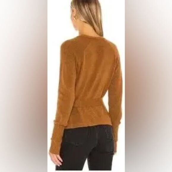 L’Academie Mara Cardigan in Tan - Picture 2 of 4